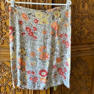 Beautiful flowery skirt